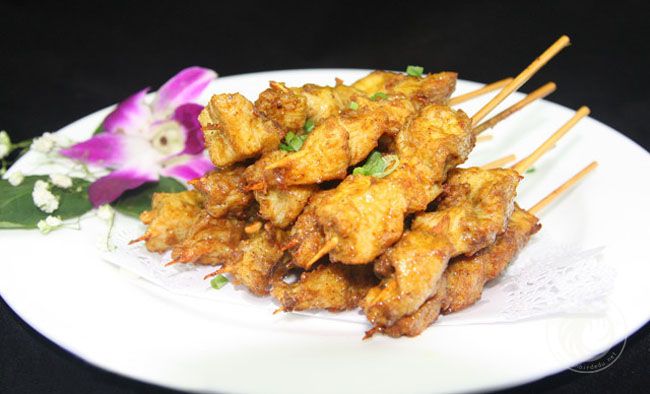 咖喱雞肉串